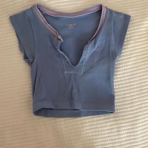 Blue urban top